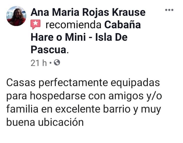 Cabana Ideal Familia 6 A 12 Personas! Hanga Roa Luaran gambar